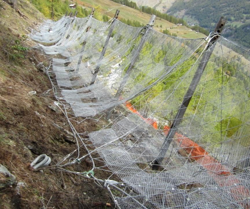Montajı tamamlanmış SPIDER Avalanche hattı, yukarıdan