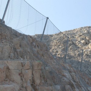 2000kJ Barriers in Khasab Tibat UAE Coastal Road 