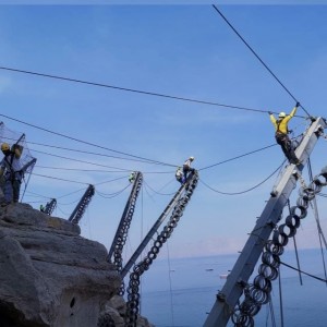 Oman Khasab, Rockfall Barriers Installation with Rope Access